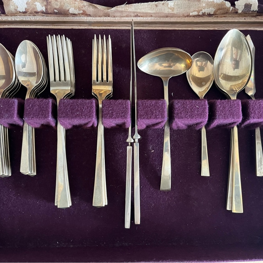 Dirilyte Elegant Gold Cutlery Set of 42